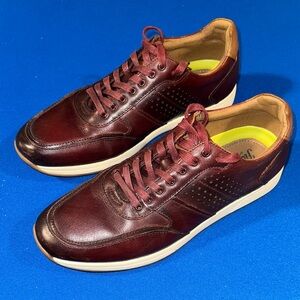 Florsheim Burgundy Leather Sneakers